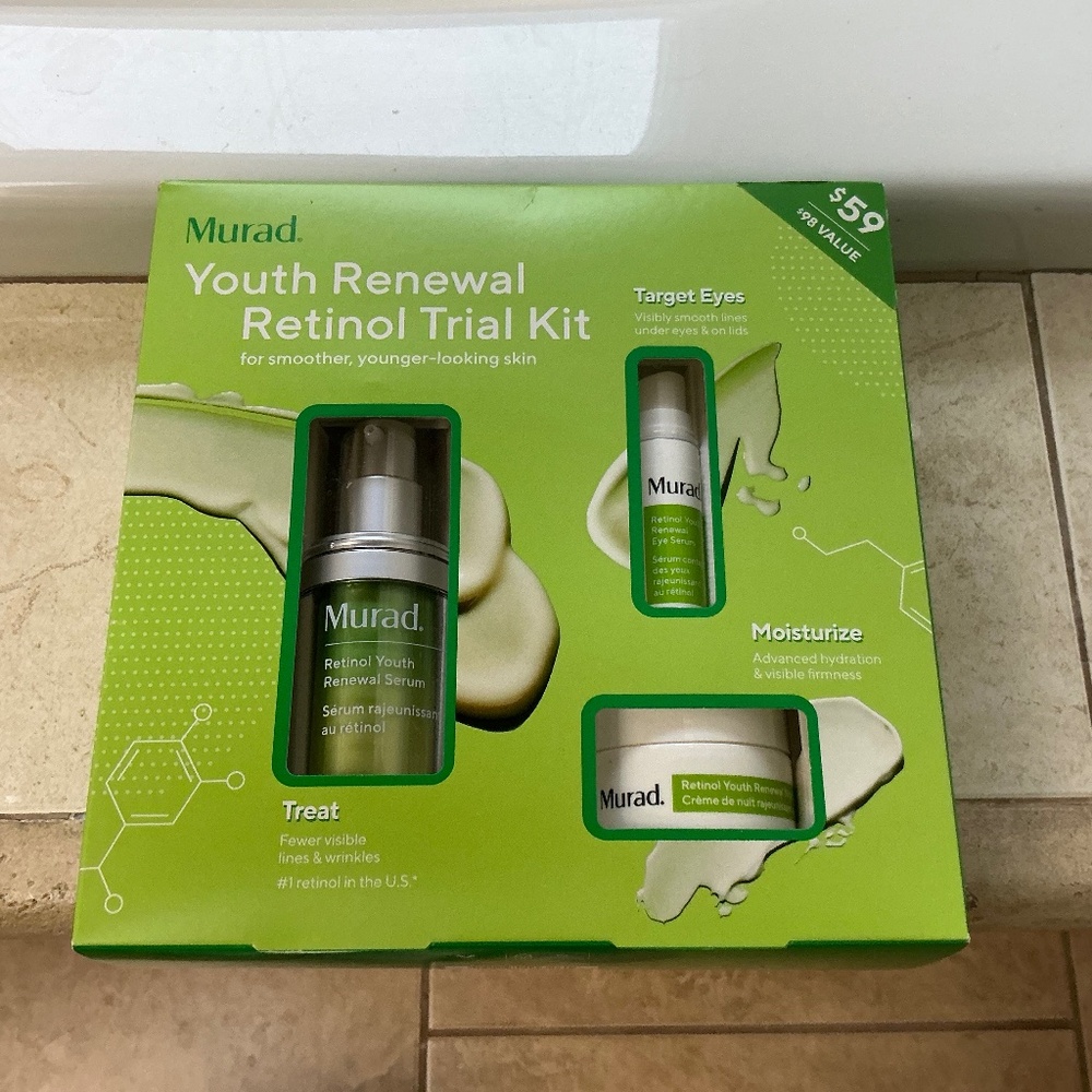 Murad 3 piece retinol kit